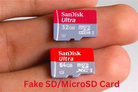 smart card original vs fake|is my sd card a scam.